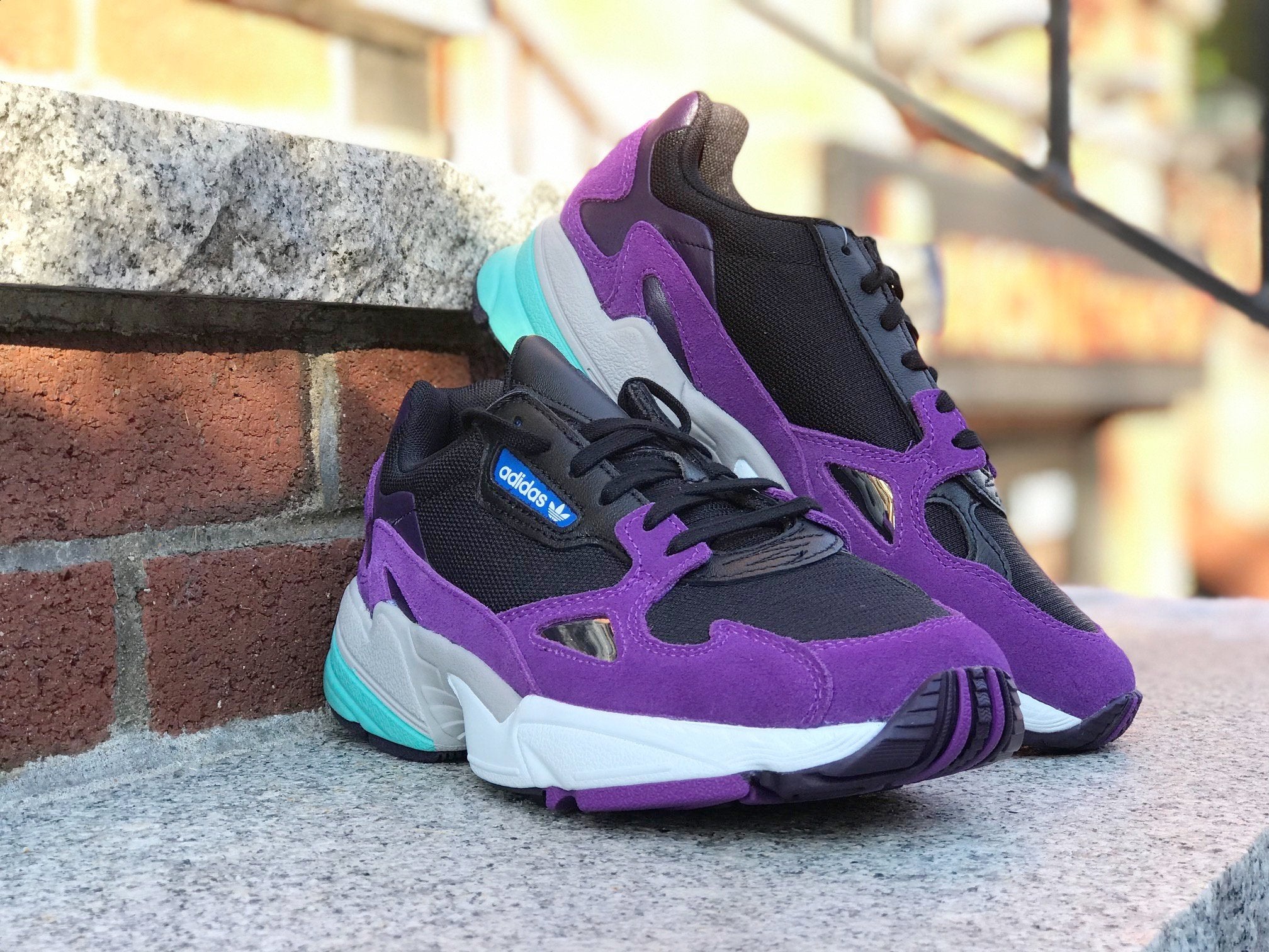 Adidas Womens Falcon W Black white purple CG6216 Adidas Womens Falcon W Black White Purple CG6216 -Air Jordan Shop 02bac62387d8b52e7740a8cfe648ee310bf59347
