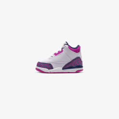 Air Jordan 3 Retro TD Barely Grape Hyper Crimson 654964-500