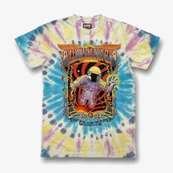 Billionaire Boys Club BBC BB Astro Dye Trip SS Knit Tee White Tie Dye