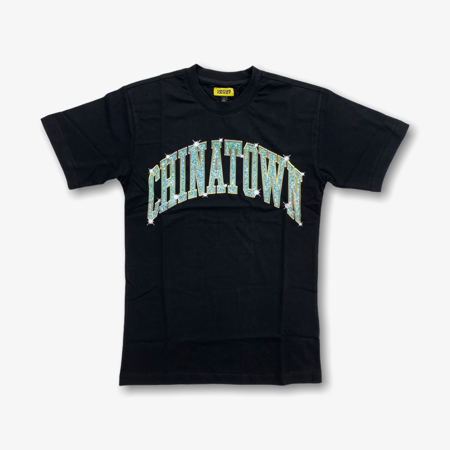 Chinatown Market Bling Arc T-shirt Black Chinatown Market Bling Arc T-shirt Black -Air Jordan Shop 3d6af7ca472aebf87f0c36ecfcb03c3e521c594b