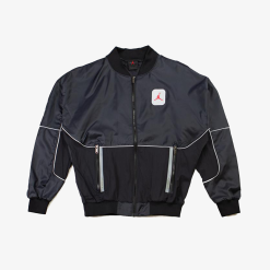 Air Jordan AJ5 Jacket Black Red 3M CU1666-010