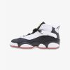Air Jordan Jordan 6 Rings Black University Red White Grade School 323419-008