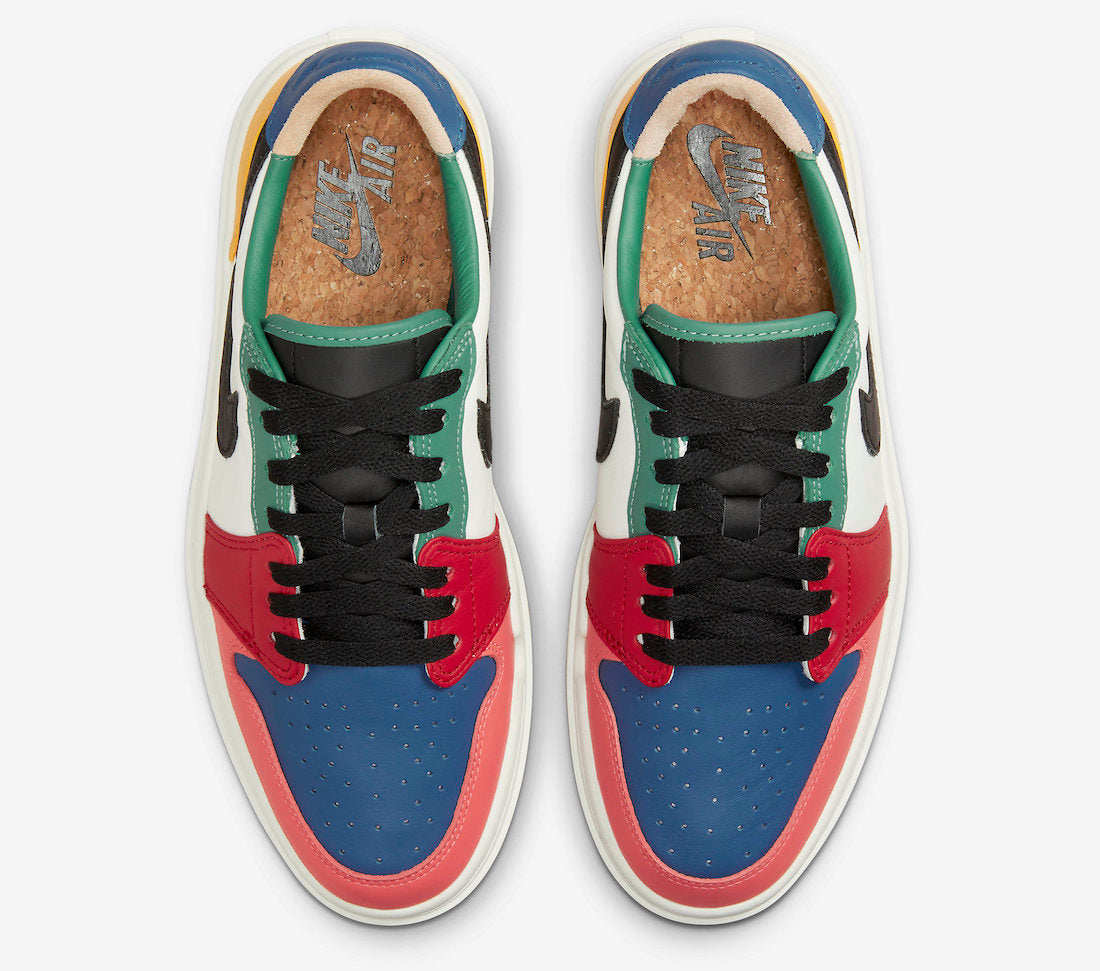 Women's Air Jordan 1 Elevate Low SE Sail Black Fire Red Taxi DX3951-100 Women's Air Jordan 1 Elevate Low SE Sail Black Fire Red Taxi DX3951-100 -Air Jordan Shop Air Jordan 1 Elevate Low Multi Color DX3951 100 Release Date 3