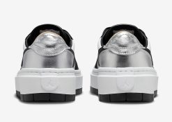 Women's Air Jordan 1 Elevate Low SE DQ8561-001 Metallic Silver Black White 3 Women's Air Jordan 1 Elevate Low SE DQ8561-001 Metallic Silver Black White -Air Jordan Shop Air Jordan 1 Elevate Low Silver Toe DQ8561 001 Release Date 5