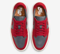 Women's Air Jordan 1 Elevate Low Dark Grey Varsity Red Sail DH7004-006 -Air Jordan Shop Air Jordan 1 Low Elevate UNLV DH7004 006 Release Date 3