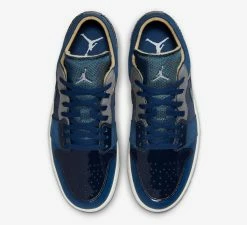 Air Jordan 1 Low SE Craft Obsidian Ashen Slate DR8867-400 -Air Jordan Shop Air Jordan 1 Low SE Craft DR8867 400 Release Date 3