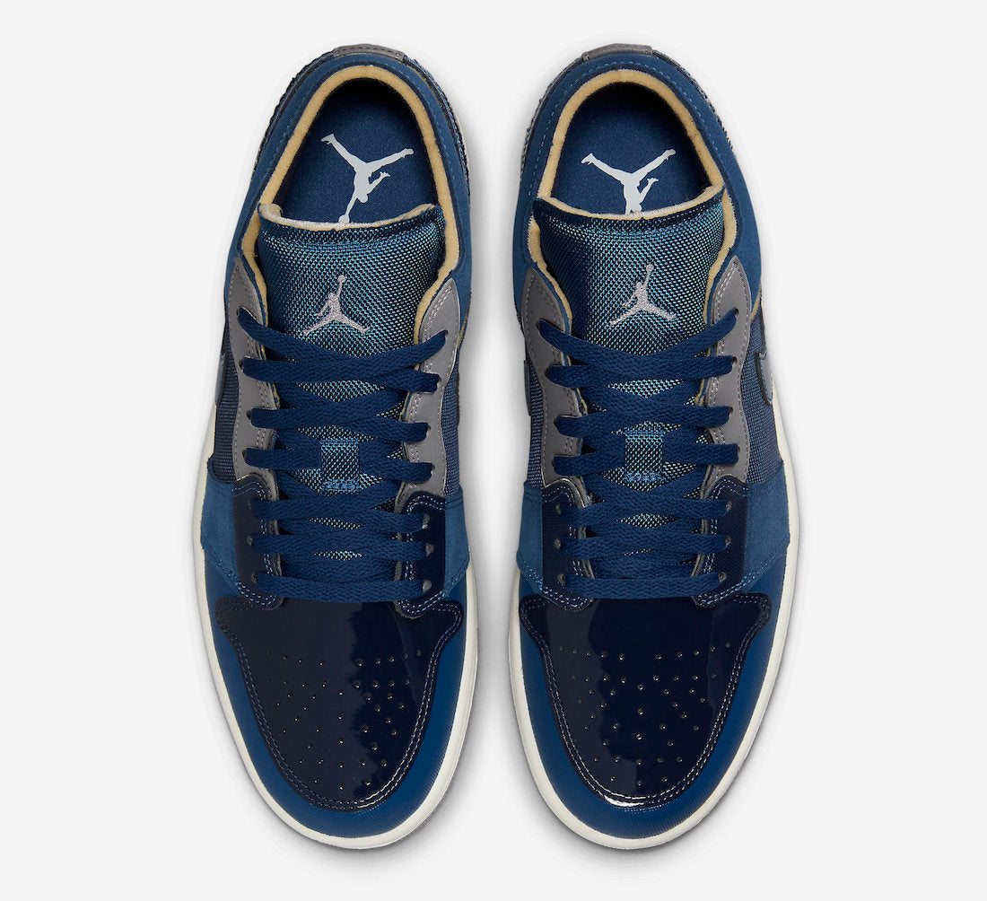 Air Jordan 1 Low SE Craft Obsidian Ashen Slate DR8867-400 Air Jordan 1 Low SE Craft Obsidian Ashen Slate DR8867-400 -Air Jordan Shop Air Jordan 1 Low SE Craft DR8867 400 Release Date 3