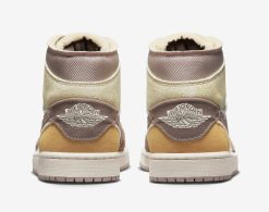 Air Jordan 1 Mid SE Craft Sail Taupe Haze Fossil Stone DM9652-102 -Air Jordan Shop Air Jordan 1 Mid Craft Inside Out DM9652 102 Release Date 5