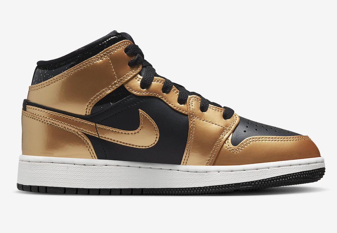 Air Jordan 1 Mid SE (GS) Black Metallic Gold White DR6967-071 Air Jordan 1 Mid SE (GS) Black Metallic Gold White DR6967-071 -Air Jordan Shop Air Jordan 1 Mid GS Black Metallic Gold DR6967 071 Release Date 2