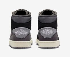 Air Jordan 1 Mid SE Craft Black Cement Grey LT Granite DM9652-001 -Air Jordan Shop Air Jordan 1 Mid Inside Out Black DM9652 001 Release Date 4