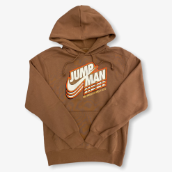 Air Jordan Jordan Jumpman Fleece Pullover Hoodie Archaeo Brown Black DC9604-256