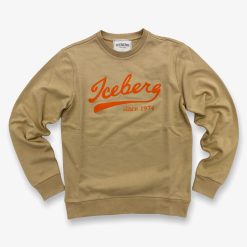 IceBerg Felpa Crewneck Tan Orange