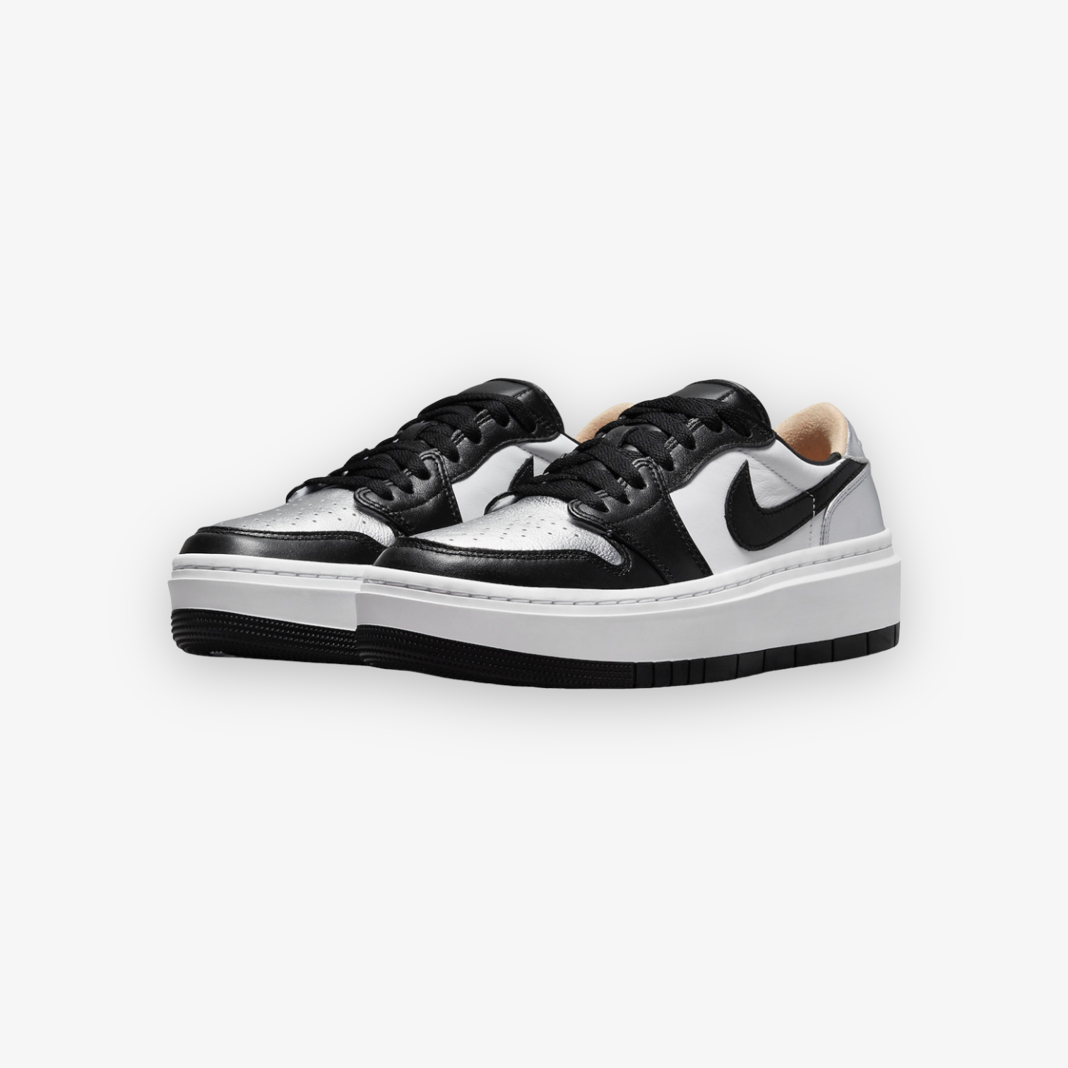 Women's Air Jordan 1 Elevate Low SE DQ8561-001 Metallic silver Black White Women's Air Jordan 1 Elevate Low SE DQ8561-001 Metallic Silver Black White -Air Jordan Shop PhotoRoom 007 20221024 124304