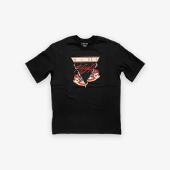 Air Jordan Women's Jordan Flight Tee Black Red DV1411-010