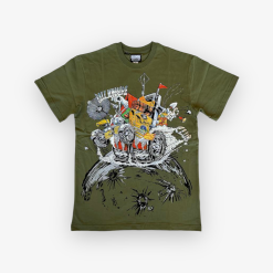 Billionaire Boys Club BBC BB Moon Rover SS Knit Tee Loden Green