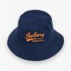 Iceberg Bucket Hat Navy Orange