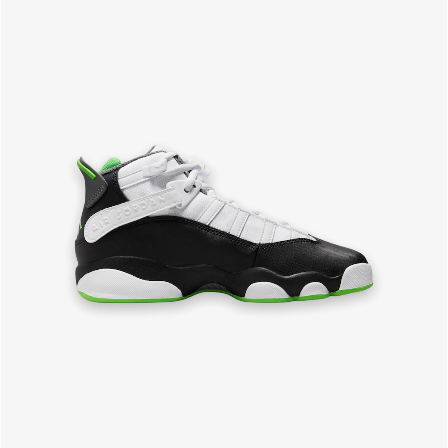 Jordan 6 rings GS White Green Strike Black 323419-130 Air Jordan Jordan 6 Rings GS White Green Strike Black 323419-130 -Air Jordan Shop PhotoRoom 20220201 130023