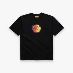 Chinatown Market Market Smiley Good And Evil Tee Black