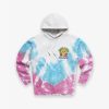 Chinatown Market Market Smiley Beyond Space And Time Hoodie Purple Blue Tie Dye