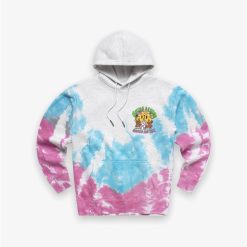 Chinatown Market Market Smiley Beyond Space And Time Hoodie Purple Blue Tie Dye