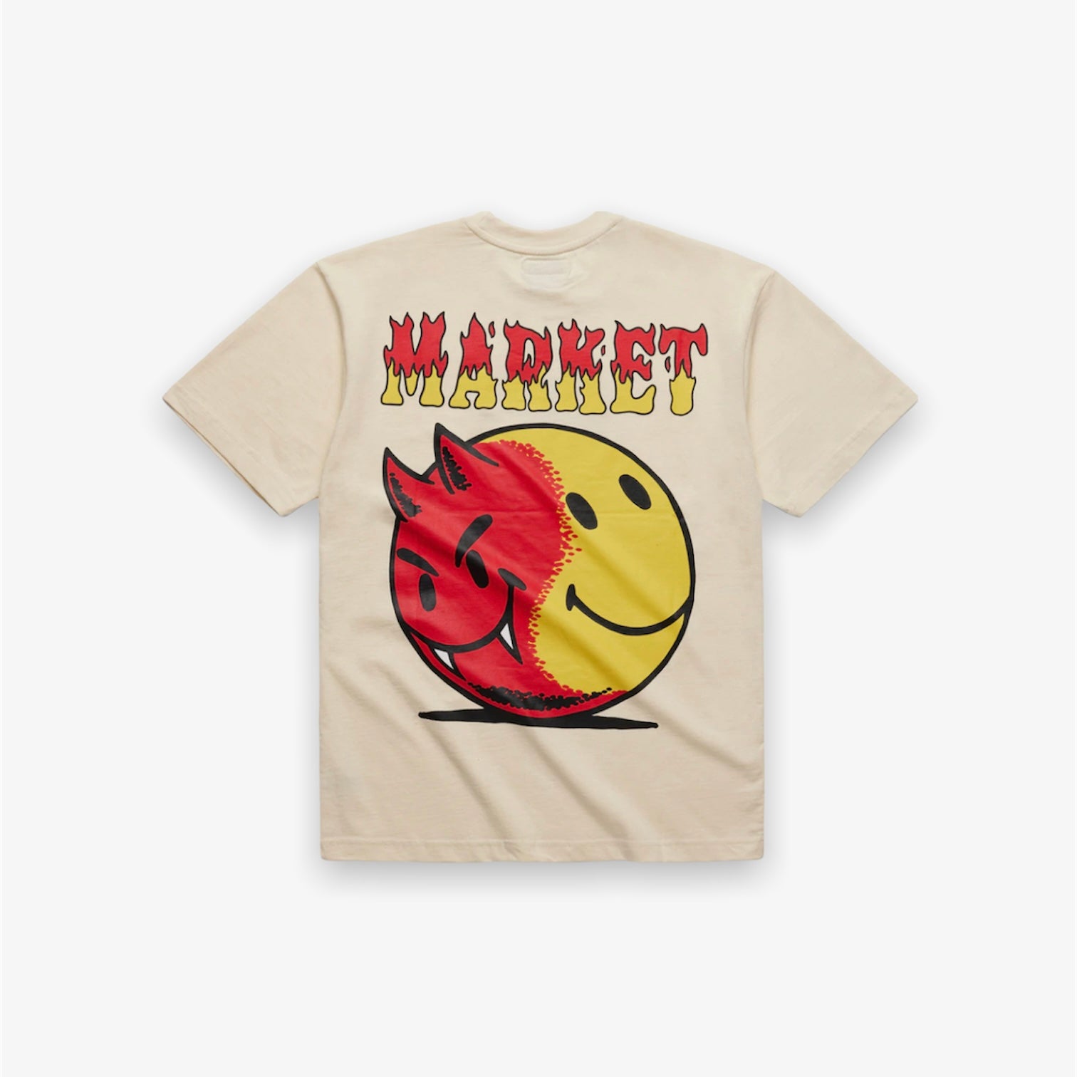 Market Smiley Good And Evil Tee Cream Chinatown Market Market Smiley Good And Evil Tee Cream -Air Jordan Shop PhotoRoom 20220601 160747