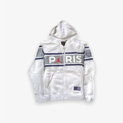 Air Jordan Jordan Paris Zip Up Hoodie Heather Grey DB6481-051