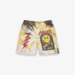 Chinatown Market Market SMILEY IRON MARKET TIE-DYE SHORTS