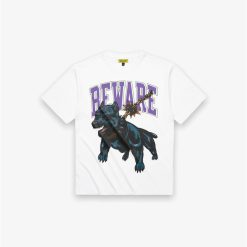 Chinatown Market MARKET BEWARE DOG WASHED T-SHIRT White