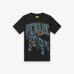 Chinatown Market MARKET BEWARE DOG WASHED T-SHIRT Black