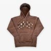 Chinatown Market Market CHESS CLUB APPLIQUE FLEECE HOODIE Brown