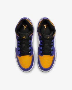 Air Jordan 1 Mid (GS) Dark Concord Taxi White Black DQ8423-517 -Air Jordan Shop ced77910 4eb8 408b bc3e f431b1b7ebe9