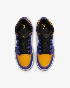 Air Jordan 1 Mid (GS) Dark Concord Taxi White Black DQ8423-517 -Air Jordan Shop ced77910 4eb8 408b bc3e f431b1b7ebe9