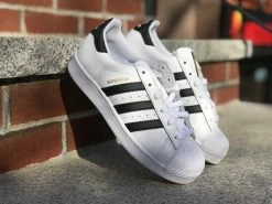 Adidas Superstar Grade School White Black C77154