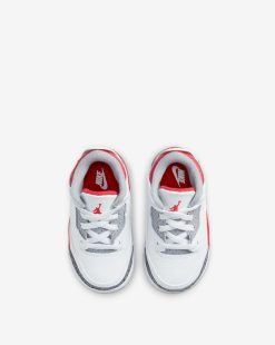 Air Jordan Jordan 3 Retro TD White Fire Red Black Toddler Sizes DM0968-160 2 Air Jordan Jordan 3 Retro TD White Fire Red Black Toddler Sizes DM0968-160 -Air Jordan Shop jordan dm0968 160 05